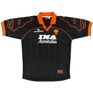 Maglietta Calcio Away As Roma Retro 1999 2000