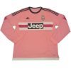Maglietta Calcio Away Manica Lunga Juventus Retro 2015 2016