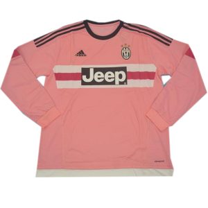 Maglietta Calcio Away Manica Lunga Juventus Retro 2015 2016