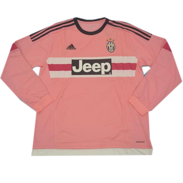 Maglietta Calcio Away Manica Lunga Juventus Retro 2015 2016