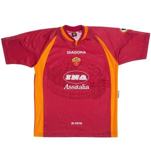 Maglietta Calcio Prima As Roma Retro 1997 1998