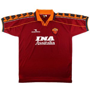 Maglietta Calcio Prima As Roma Retro 1998 1999
