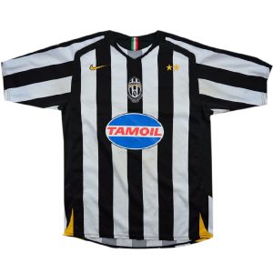 Maglietta Calcio Prima Juventus Retro 2005 2006 Blanc