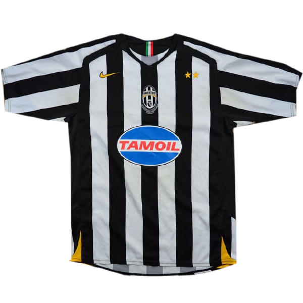 Maglietta Calcio Prima Juventus Retro 2005 2006 Blanc