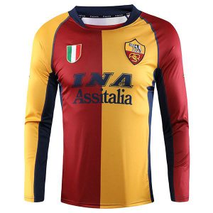 Maglietta Calcio Prima Manica Lunga As Roma Retro 2000 2001