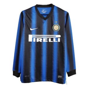 Maglietta Calcio Prima Manica Lunga Inter Milan Retro 2010 2011