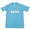 Maglietta Calcio Prima Napoli Retro 1987 1988 Blu