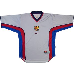 Maglietta Calcio Away FC Barcellona Retro 1998 2001