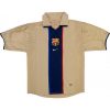 Maglietta Calcio Away FC Barcellona Retro 2001 2003