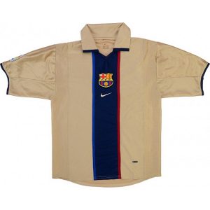 Maglietta Calcio Away FC Barcellona Retro 2001 2003