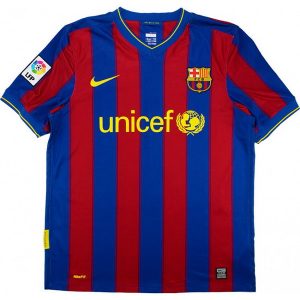 Maglietta Calcio Prima FC Barcellona Retro 2009 2010