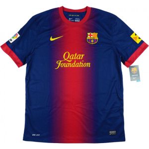 Maglietta Calcio Prima FC Barcellona Retro 2012 2013