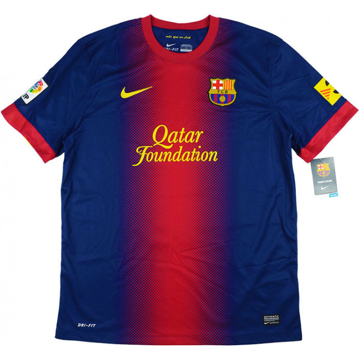 Maglietta Calcio Prima FC Barcellona Retro 2012 2013