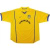 Maglietta Calcio Prima Leeds United Retro 2000 2002 Giallo