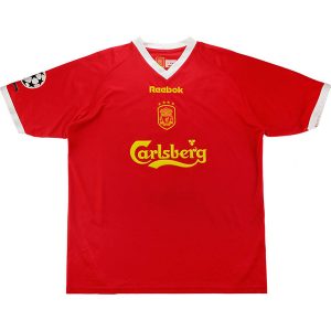 Maglietta Calcio Prima Liverpool Retro 2001 2003