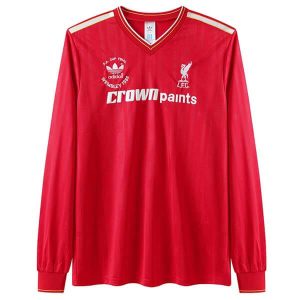 Maglietta Calcio Prima Manica Lunga Liverpool Retro 1985 86