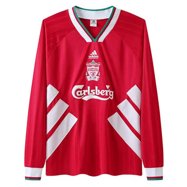 Maglietta Calcio Prima Manica Lunga Liverpool Retro 1993 95