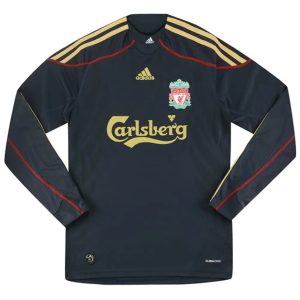 Maglietta Calcio Prima Manica Lunga Liverpool Retro 2009 2010