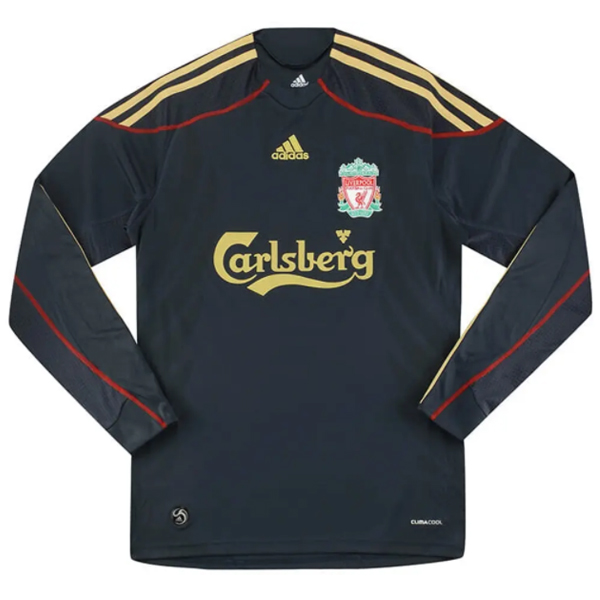 Maglietta Calcio Prima Manica Lunga Liverpool Retro 2009 2010