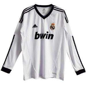 Maglietta Calcio Prima Manica Lunga Real Madrid Retro 2012 2013