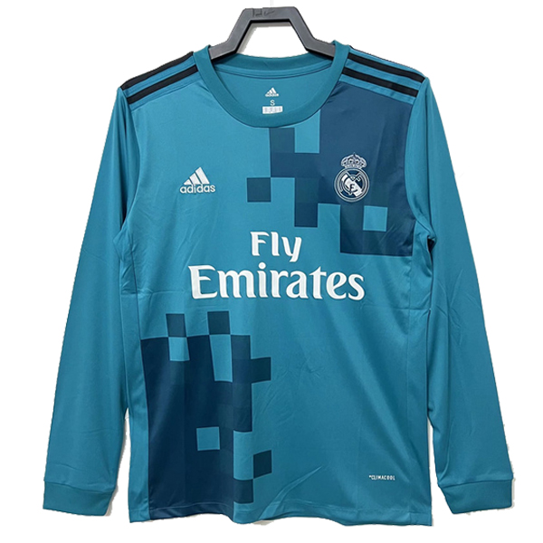 Maglietta Calcio Terza Manica Lunga Real Madrid Retro 2017 2018