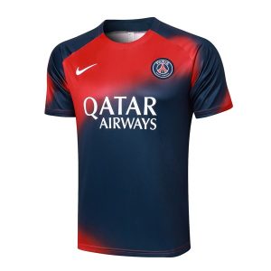 Thailandia Maglietta Calcio Formazione Paris Saint Germain 2024 2025 Blu Rosso