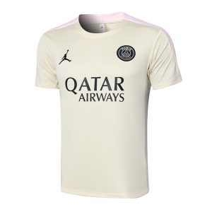 Thailandia Maglietta Calcio Formazione Paris Saint Germain 2024 2025 Giallo