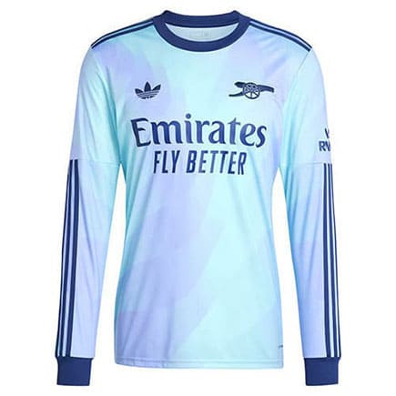 Thailandia Maglietta Calcio Terza Manica Lunga Arsenal 2024 2025