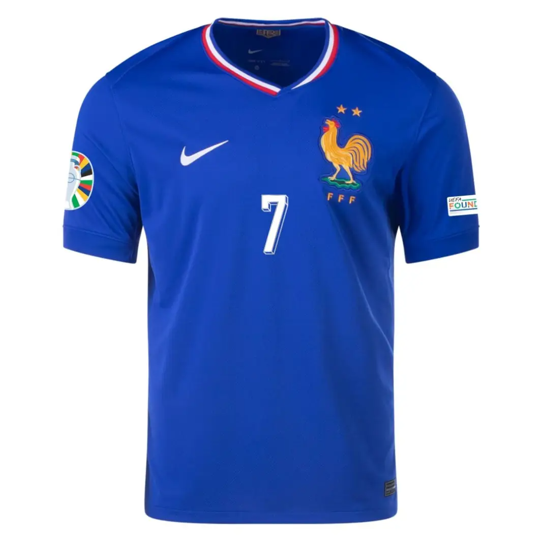 Antoine Griezmann NO.7 Maglietta Calcio Prima Francia 2024-1