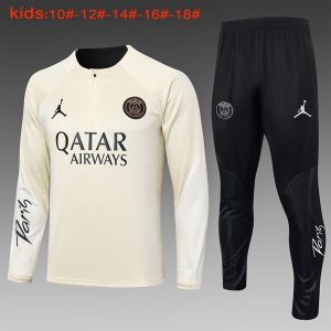 Felpa Allenamento Bambino Paris Saint Germain 2024 2025 Giallo