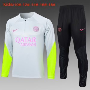 Felpa Allenamento Bambino Paris Saint Germain 2024 2025 Grigio