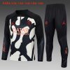 Felpa Allenamento Bambino Paris Saint Germain 2024 2025 Nero Bianco