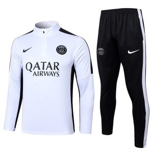 Felpa Allenamento Paris Saint Germain 2024 2025 Bianco