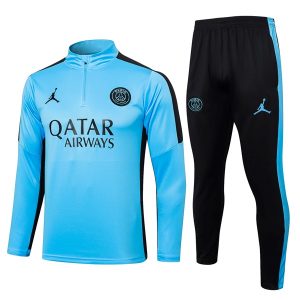 Felpa Allenamento Paris Saint Germain 2024 2025 Blu