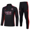 Felpa Allenamento Paris Saint Germain 2024 2025 Nero Rosso