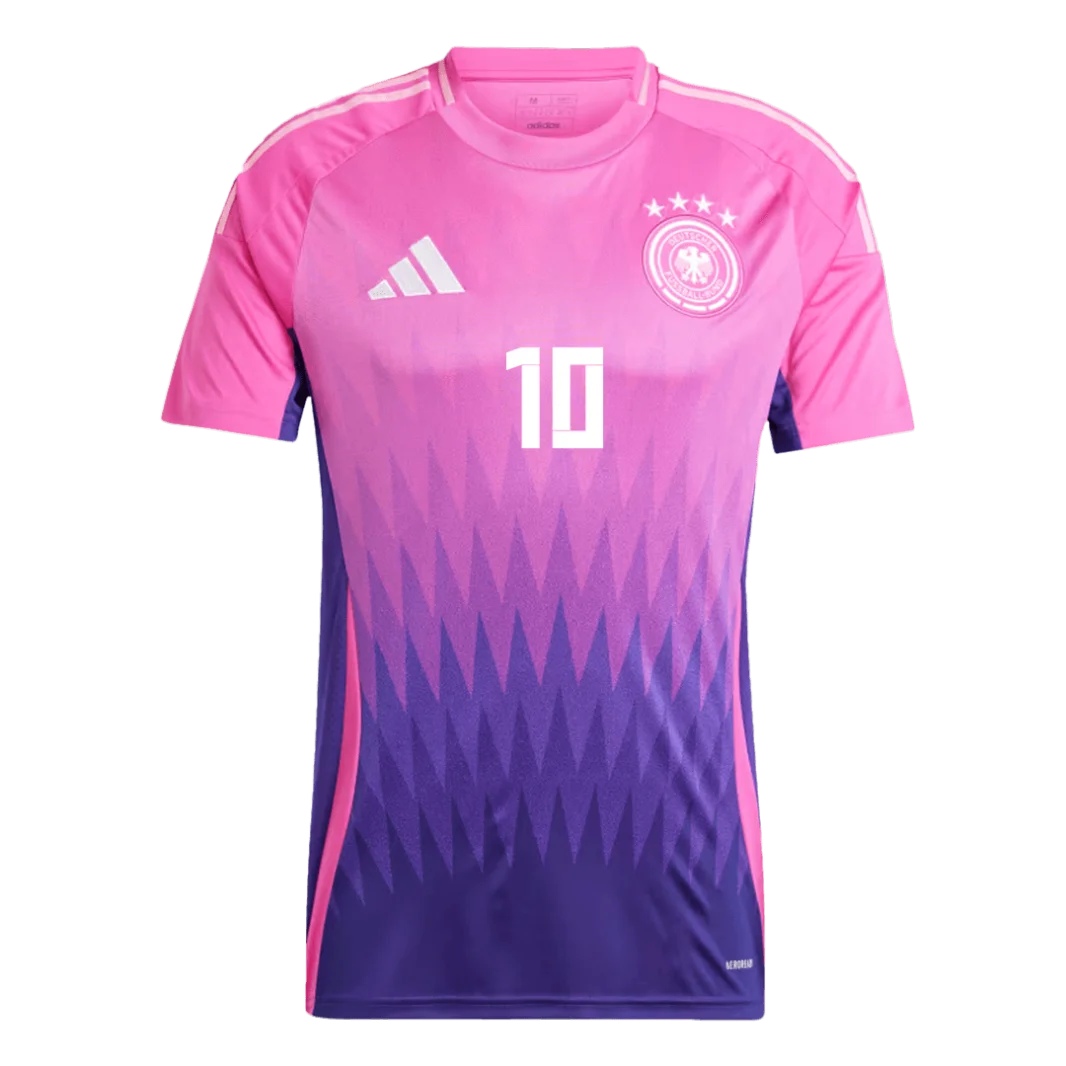 Jamal Musiala NO.10 Maglietta Calcio Away Germania 2024-1