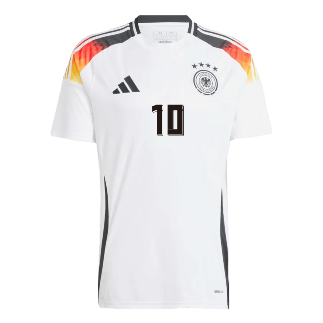 Jamal Musiala NO.10 Maglietta Calcio Prima Germania 2024-1