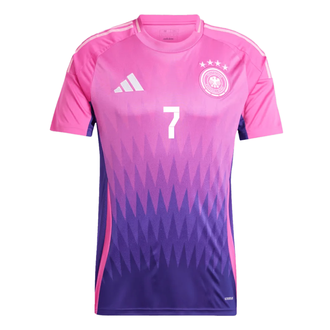 Kai Havertz NO.7 Maglietta Calcio Away Germania 2024-1