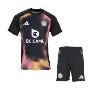 Maglia Calcio Leicester City Set Bambino Away 2024 2025