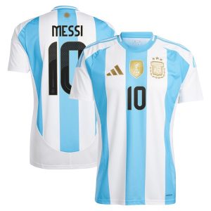 Messi NO.10 Maglietta Calcio Prima Argentina 2024