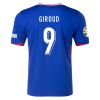 Olivier Giroud NO.9 Maglietta Calcio Prima Francia 2024