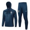 Tuta Con Cappuccio Brasile 2024 2025 Blu