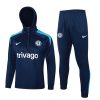 Tuta Con Cappuccio Chelsea 2024 2025 Blu
