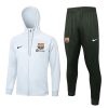 Tuta Con Cappuccio FC Barcellona 2024 2025 Bianco