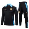 Felpa Allenamento Argentina 2024 2025 Nero Blu