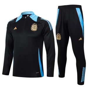 Felpa Allenamento Argentina 2024 2025 Nero Blu