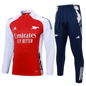 Felpa Allenamento Arsenal 2024 2025 Rosso Bianco