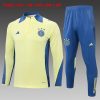 Felpa Allenamento Bambino Ajax 2024 2025 Giallo