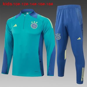 Felpa Allenamento Bambino Ajax 2024 2025 Verde