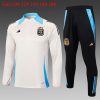 Felpa Allenamento Bambino Argentina 2024 2025 Giallo Blu